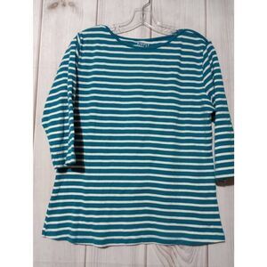 Simply Styled‎ Shirt Ladies Extra Large Turquoise 3/4 Sleeve Comfortable